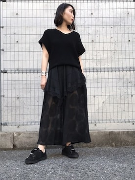 「MIHARAYASUHIRO（ミハラヤスヒロ）のアイテム」を使った、Maison MIHARAYASUHIRO(MIHARAYASUHIRO OSAKA)さん（レディース・163cm）の夏コーディネート