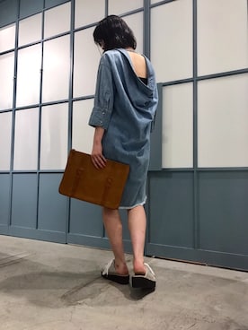 「MIHARAYASUHIRO（ミハラヤスヒロ）のアイテム」を使った、Maison MIHARAYASUHIRO(MIHARAYASUHIRO OSAKA)さん（レディース・165cm）の夏コーディネート