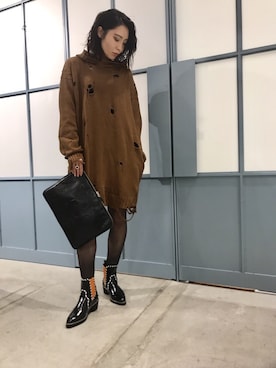 Maison MIHARAYASUHIRO(MIHARAYASUHIRO OSAKA)さん（レディース・163cm）の秋コーディネート