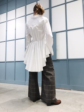 「MIHARAYASUHIRO（ミハラヤスヒロ）のアイテム」を使った、Maison MIHARAYASUHIRO(MIHARAYASUHIRO OSAKA)さん（レディース・158cm）の秋コーディネート