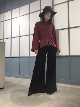 「MIHARAYASUHIRO（ミハラヤスヒロ）のアイテム」を使った、Maison MIHARAYASUHIRO(MIHARAYASUHIRO OSAKA)さん（レディース・163cm）の秋コーディネート