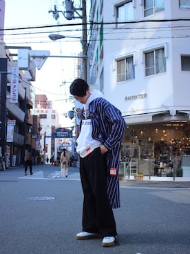 「MIHARAYASUHIRO（ミハラヤスヒロ）のアイテム」を使った、Maison MIHARAYASUHIRO(MIHARAYASUHIRO OSAKA)さん（メンズ・182cm）の冬コーディネート