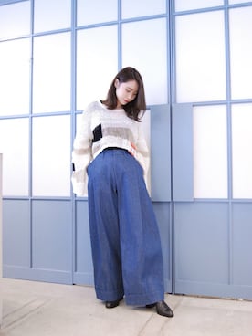 「MIHARAYASUHIRO（ミハラヤスヒロ）のアイテム」を使った、Maison MIHARAYASUHIRO(MIHARAYASUHIRO OSAKA)さん（レディース・158cm）の春コーディネート