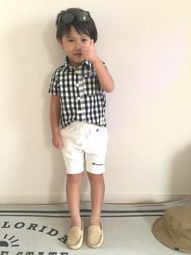 なっちゃんさん（キッズ・100cm）の夏コーディネート