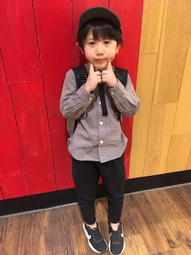 なっちゃんさん（キッズ・110cm）の春コーディネート