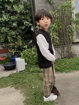 なっちゃんさん（キッズ・110cm）の秋コーディネート