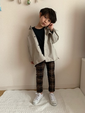 なっちゃんさん（キッズ・110cm）の春コーディネート