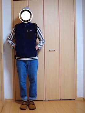 「無地党」｜「アイテム（ニットキャップ/ビーニー）」を使った、4gさん（メンズ・177cm）の秋コーディネート