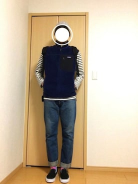 「maillot（マイヨ）のアイテム（ニットキャップ/ビーニー）」を使った、4gさん（メンズ・177cm）の秋コーディネート