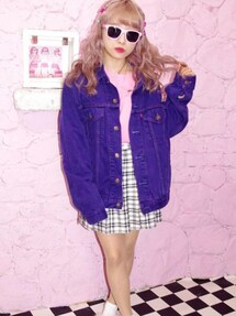A.D.G | PURPLE DENIM JACKET(デニムジャケット)