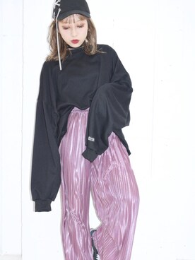 「A.D.G（エーディージー）のアイテム（帽子）」を使った、A.D.Gさん（レディース・150cm）の冬コーディネート