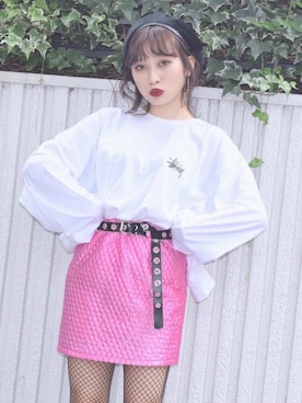 「A.D.G（エーディージー）のアイテム（帽子）」を使った、A.D.Gさん（レディース・150cm）の冬コーディネート