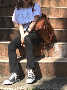 「A.D.G（エーディージー）のアイテム」を使った、A.D.Gさん（レディース・150cm）の春コーディネート