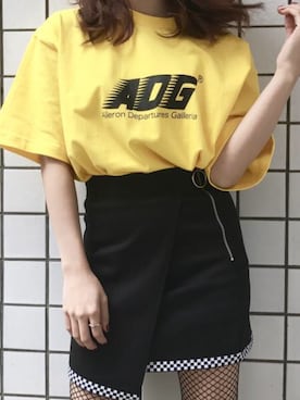 「A.D.G」｜「アイテム（トップス）」を使った、A.D.Gさん（レディース・150cm）の夏コーディネート