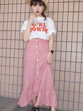 A.D.Gさん（レディース・150cm）の夏コーディネート