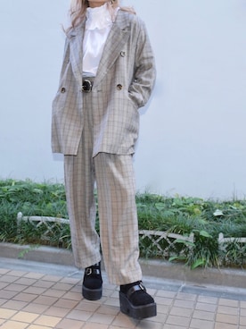 「A.D.G（エーディージー）のアイテム（ジャケット/アウター）」を使った、A.D.Gさん（レディース・150cm）の秋コーディネート