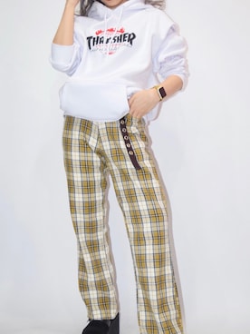 「A.D.G（エーディージー）のアイテム（ブーツ）」を使った、A.D.Gさん（レディース・150cm）の秋コーディネート