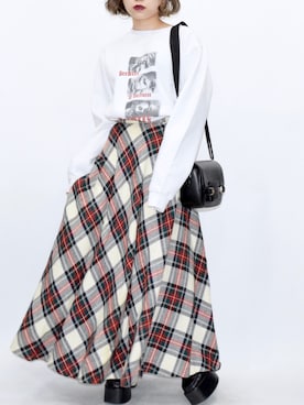 「A.D.G（エーディージー）のアイテム（スウェット）」を使った、A.D.Gさん（レディース・150cm）の春コーディネート