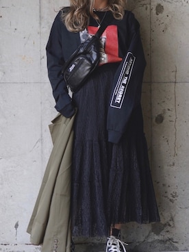 「A.D.G（エーディージー）のアイテム」を使った、A.D.Gさん（レディース・150cm）の春コーディネート