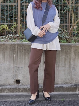 「A.D.G（エーディージー）のアイテム」を使った、A.D.Gさん（レディース・150cm）の春コーディネート