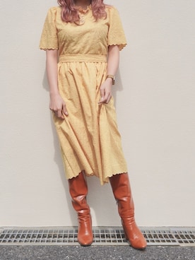 「A.D.G（エーディージー）のアイテム」を使った、A.D.Gさん（レディース・150cm）の春コーディネート