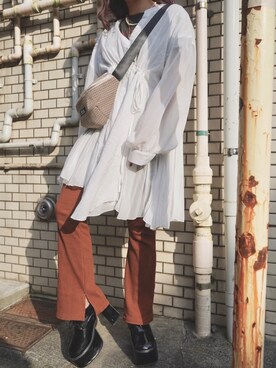「A.D.G（エーディージー）のアイテム」を使った、A.D.Gさん（レディース・150cm）の春コーディネート