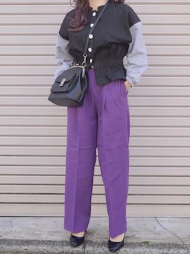 「A.D.G（エーディージー）のアイテム」を使った、A.D.Gさん（レディース・150cm）の春コーディネート