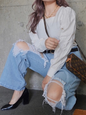 「A.D.G」｜A.D.Gさん（レディース・150cm）の夏コーディネート