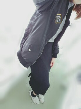 「ハイネックトップス」｜natsumiさん（レディース・168cm）の冬コーディネート