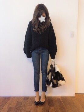 「EIZO（エイゾー）のアイテム」を使った、min_min﻿さん（レディース・151cm）の冬コーディネート