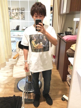 「イージーブースト」｜「アイテム（アクセサリー）」を使った、HAYAさん（メンズ・160cm）の春コーディネート