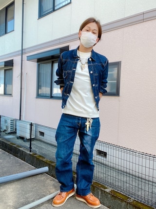 雰囲気◎ Levi's WORKERS 90s ヴィンテージ 短丈デニムブルゾン 20210327071501681_320.jpg