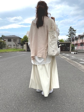 「chico_（チコ）のアイテム」を使った、らなたん♥︎︎∗︎*ﾟさん（レディース・153cm）の春コーディネート