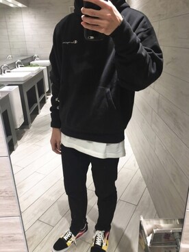 みわりょうさん（メンズ・175cm）の冬コーディネート