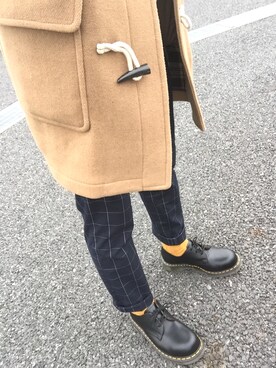 「アイテム（ダッフルコート）」を使った、kouさん（メンズ・169cm・10代）の冬コーディネート