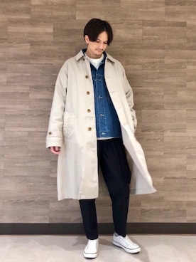 「SMITH'S（スミス）のアイテム（ジャケット/アウター）」を使った、ゆうさんさん（メンズ・178cm）の冬コーディネート