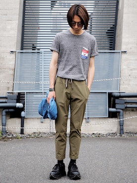「MR.OLIVE（ミスターオリーブ）のアイテム」を使った、手嶋 祐生さん（メンズ・171cm）の春コーディネート