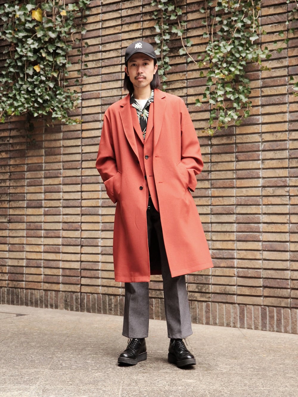 ワコマリア オレンジ チェスターコート ワコマリア オレンジ チェスターコート
