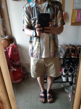 「ARMANI EXCHANGE（アルマーニエクスチェンジ）のアイテム（腕時計）」を使った、tomoya7さん（メンズ・172cm）の秋コーディネート