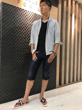 ニコルクラブフォーメン福岡ビブレ店さん（メンズ・178cm）の夏コーディネート