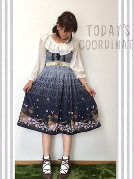 「axes femme（アクシーズファム）のアイテム（ヘアアクセサリー）」を使った、みゃひとんさん（レディース・158cm）の春コーディネート