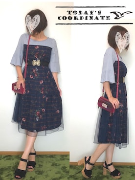 「しまむら（シマムラ）のアイテム（財布/小物）」を使った、みゃひとんさん（レディース・158cm）の秋コーディネート