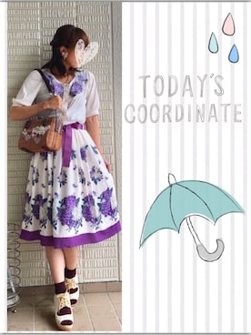 「axes femme（アクシーズファム）のアイテム（かごバッグ）」を使った、みゃひとんさん（レディース・157cm）の夏コーディネート