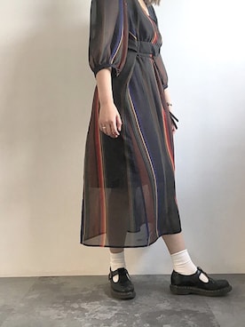 ふじき あやじゅさん（レディース・154cm）の春コーディネート