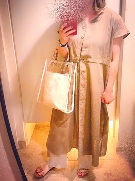 「NANO universe（ナノユニバース）のアイテム（アナログ腕時計）」を使った、Mi_Miさん（レディース・157cm）の春コーディネート
