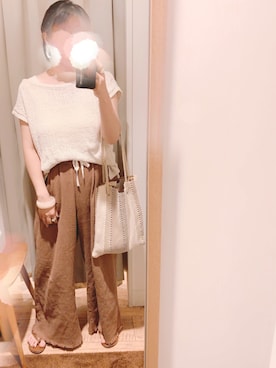 「リエディ(Re:EDIT)」｜Mi_Miさん（レディース・157cm）の夏コーディネート