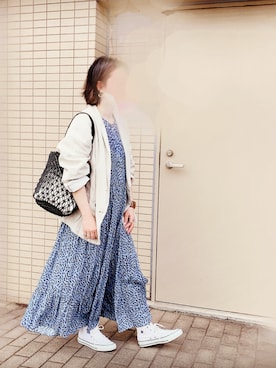 「MODE ROBE（モードローブ）のアイテム（アクセサリー）」を使った、Mi_Miさん（レディース・157cm）の春コーディネート
