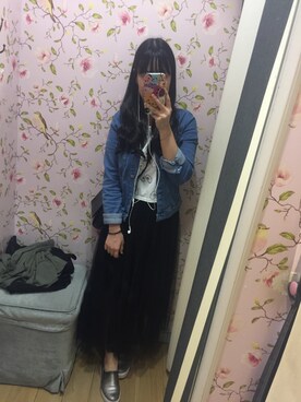 「MINI CREAMのアイテム」を使った、-CHIWINGCHAN-さん（レディース・166cm）の春コーディネート