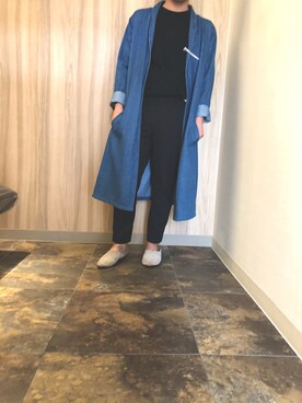 「アイテム（スリッポン）」を使った、MHRさん（メンズ・165cm・20代）の秋コーディネート