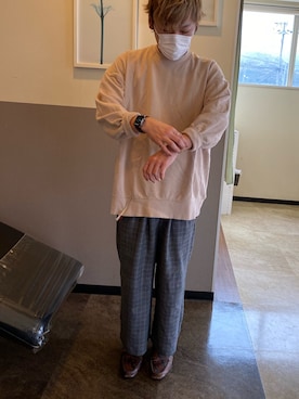 「アイテム（スリッポン）」を使った、MHRさん（メンズ・165cm・20代）の春コーディネート